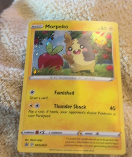 2020 Pokémon SWSH031 Morpeko Black Star Promo — front