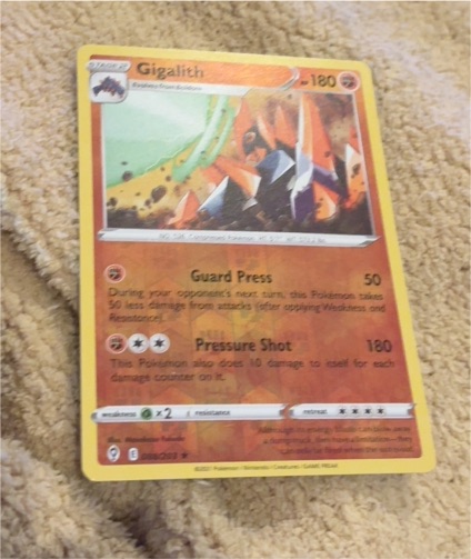 2021 Pokémon Evolving Skies #088 Gigalith — front