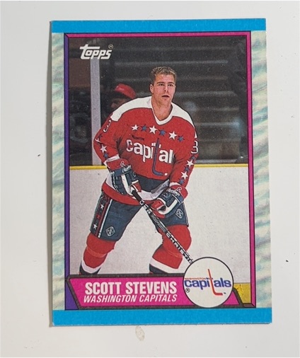 1989-90 Topps #93 Scott Stevens — front