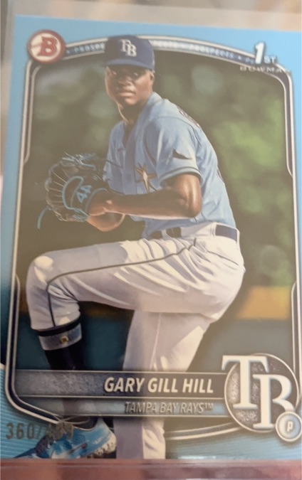 2025 Bowman Chrome Prospects #BCP-55 Gary Gill Hill — front