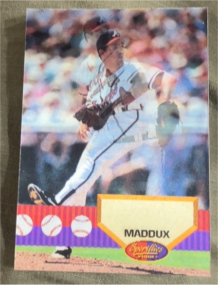 1994 Sportflics Greg Maddux — front