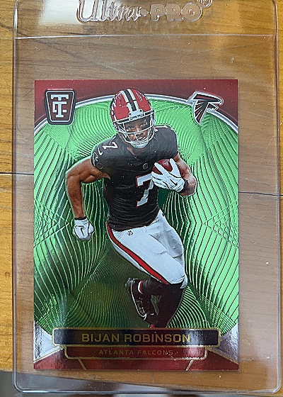 2022 Panini Select Bijan Robinson #T Atlanta Falcons — front