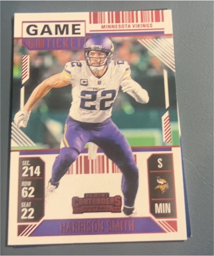 2024 Panini Contenders #66 Harrison Smith — front