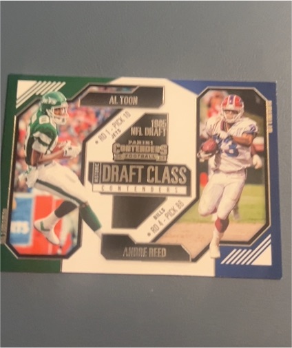 2024 Panini Contenders Historic Draft Class #8 Al Toon / Andre Reed — front