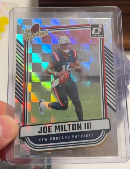 2024 Panini Donruss The Rookies #TR-10 Joe Milton III — front