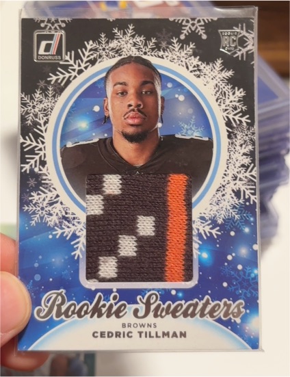 2023 Donruss Rookie Sweaters #HS-CTI Cedric Tillman — front