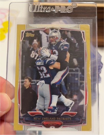 2014 Topps #6 Tom Brady, Ryan Wendell — front