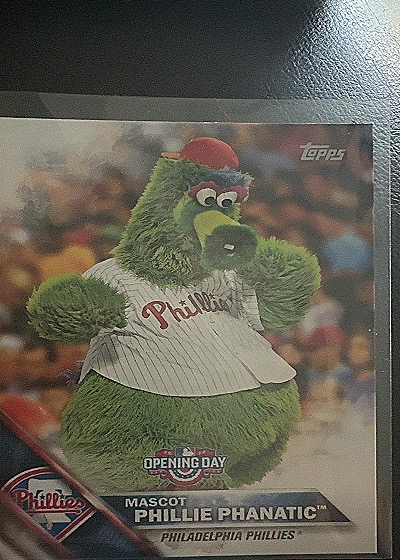 2017 Topps Opening Day Mascots #M-11 Phillie Phanatic — front