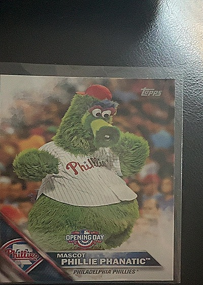 2017 Topps Opening Day #M-16 Phillie Phanatic — front