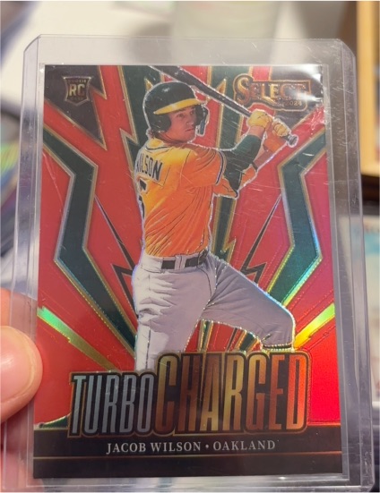 2024 Panini Select #1 Jacob Wilson Turbo Charged — front