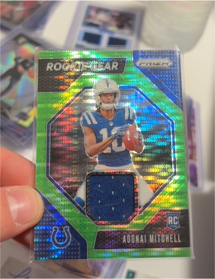 2024 Panini Prizm Rookie Gear #RG-AML Adonai Mitchell — front