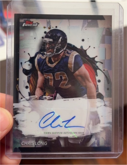 2024 Topps Finest #FA-CL Chris Long — front