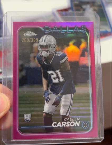 2024 Topps Chrome #269 Caelen Carson — front