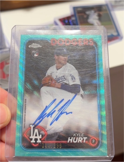 2024 Topps Chrome Rookie Autographs #RA-KHU Kyle Hurt — front