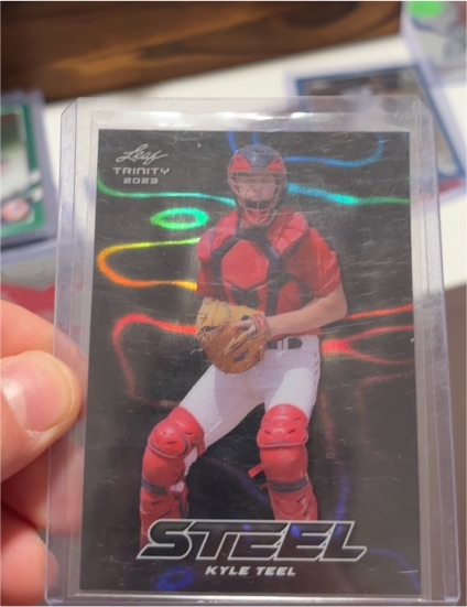 2023 Leaf Trinity Steel #S43 Kyle Teel — front