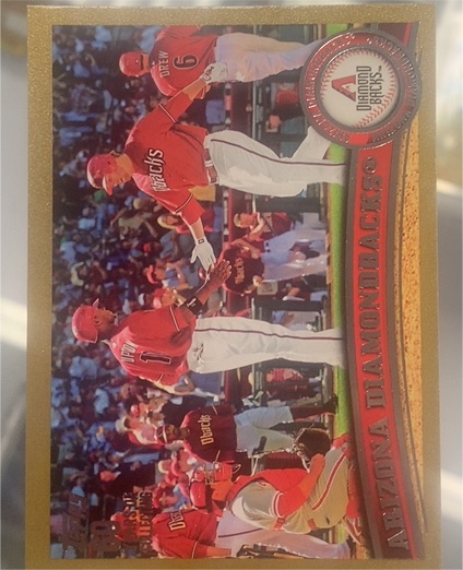 2011 Topps #53 Arizona Diamondbacks — front