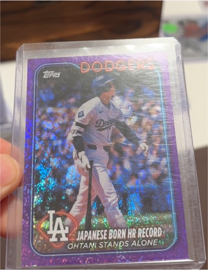 2024 Topps Update #US123 Shohei Ohtani Japanese Born HR Record — front