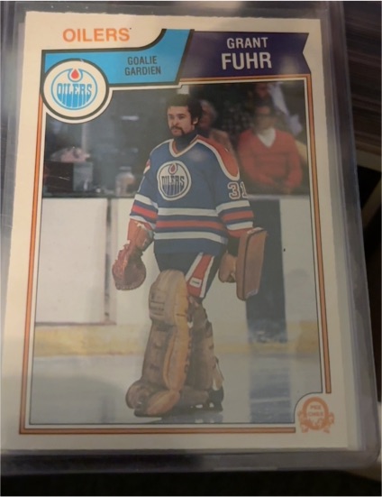 1983-84 O-Pee-Chee #27 Grant Fuhr — front