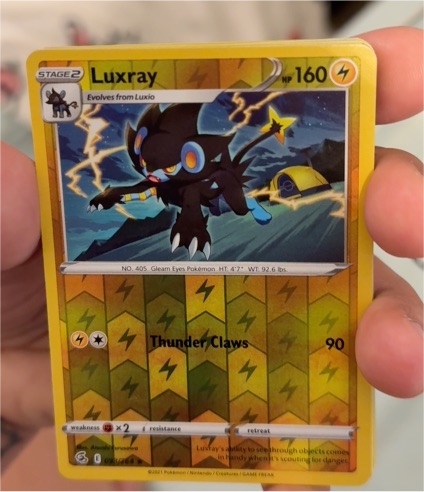 2021 Pokémon Fusion Strike #093 Luxray — front