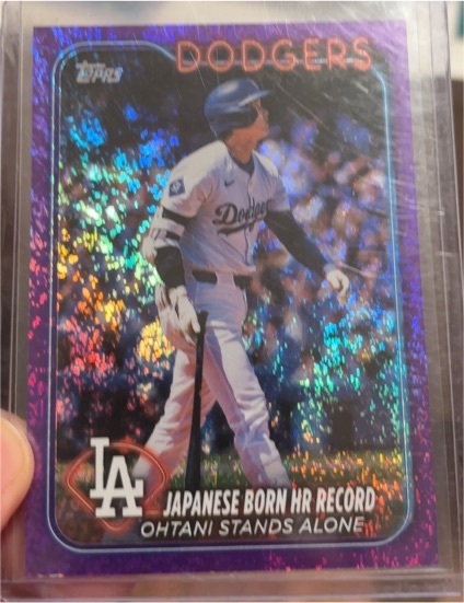 2024 Topps Update #US123 Shohei Ohtani Japanese Born HR Record — front