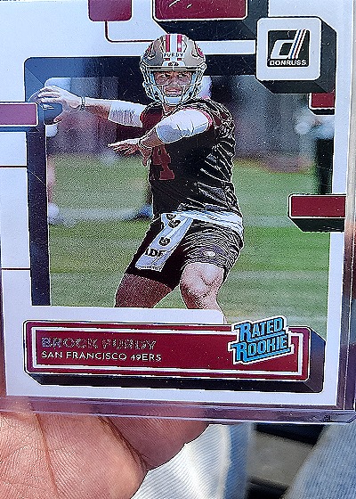 2022 Panini Donruss #374 Brock Purdy — front