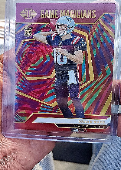 2024 Panini Illusions Game Magicians #26 Drake Maye — front