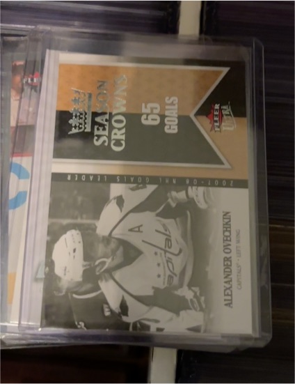 2008-09 Fleer Ultra Season Crowns #SC1 Alexander Ovechkin — front