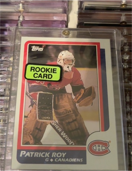 1986-87 Topps #53 Patrick Roy Rookie Card — front