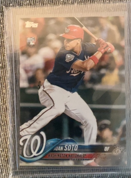 2018 Topps Update #US300 Juan Soto — front