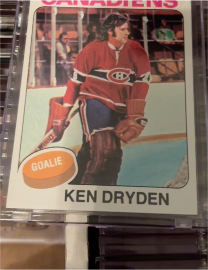 1975 Topps #35 Ken Dryden — front