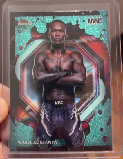 2024 Topps Finest UFC #206 Israel Adesanya — front
