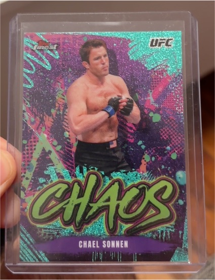 2024 Topps Finest UFC Chaos #CHA-8 Chael Sonnen — front