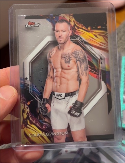2024 Topps Finest UFC #107 Colby Covington — front