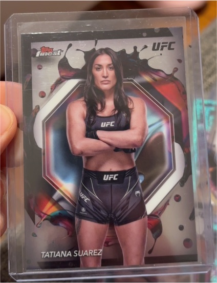 2024 Topps Finest UFC #295 Tatiana Suarez — front