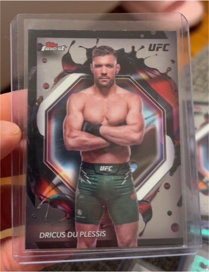 2024 Topps Finest UFC #280 Dricus Du Plessis — front
