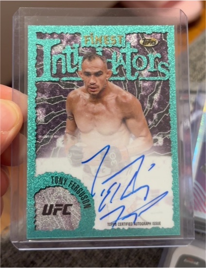 2024 Topps Finest UFC Intimidators #IA-TFN Tony Ferguson — front