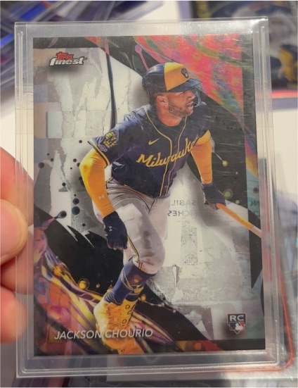 2024 Topps Finest #159 Jackson Chourio — front