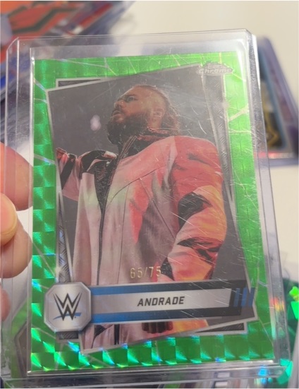 2025 Topps Chrome WWE #29 Andrade — front