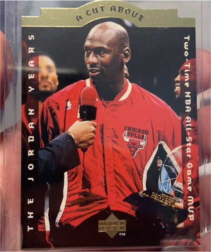 1996-97 Upper Deck A Cut Above #CA6 Michael Jordan — front