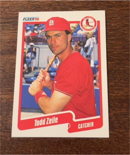 1990 Fleer #265 Todd Zeile — front