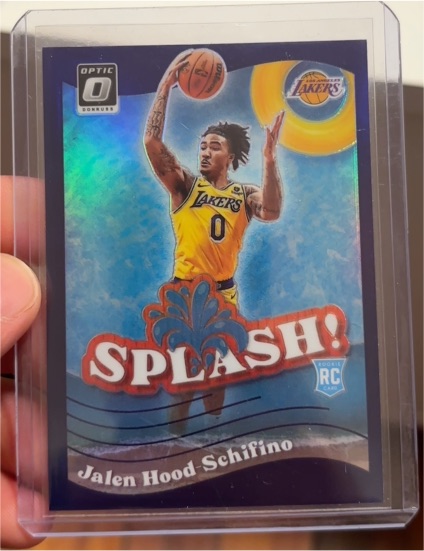 2023-24 Panini Donruss Optic #14 Jalen Hood-Schifino Splash! Rookie — front