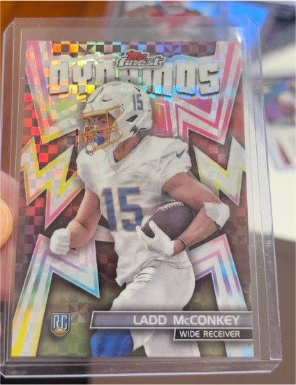 2024 Topps Finest Dynamos #DYN-11 Ladd McConkey — front