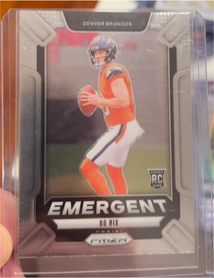 2024 Panini Prizm Emergent #3 Bo Nix — front