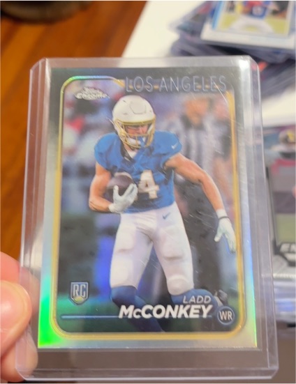 2024 Topps Chrome #212 Ladd McConkey — front