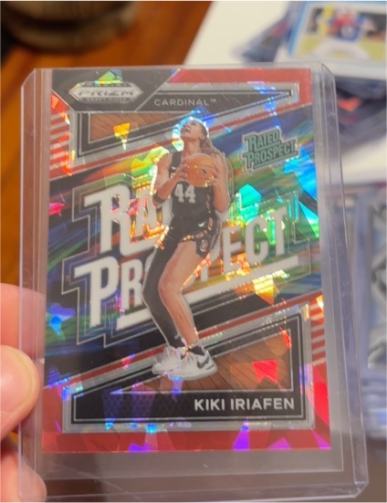 2024 Panini Prizm Draft Picks #10 Kiki Iriafen Rated Prospect — front
