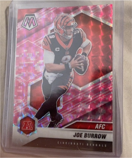 2021 Panini Mosaic #226 Joe Burrow AFC Bengals — front
