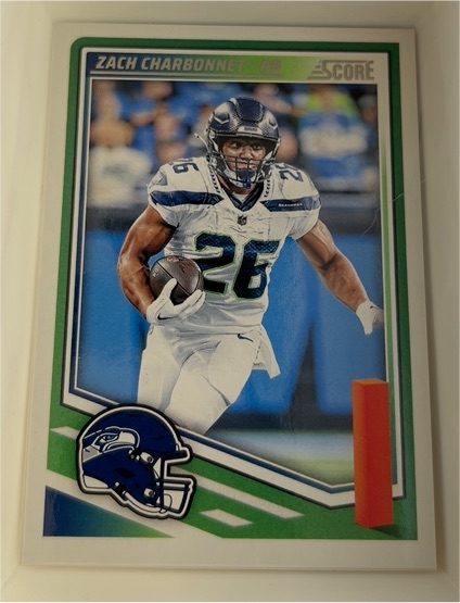 2025 Panini Score #247 Zach Charbonnet — front
