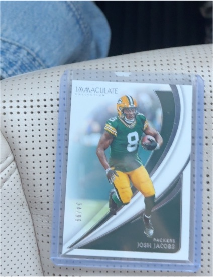 2023 Panini Immaculate Collection #8 Josh Jacobs — front