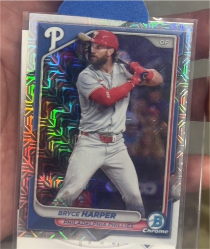 2024 Bowman Chrome #40 Bryce Harper — front