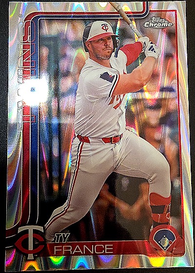 2025 Topps Chrome #228 Ty France — front